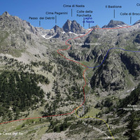Argentera - Versant refuge Remondino