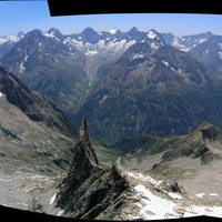 Aiguille de la Dibona dans le Cirque du Soreiller