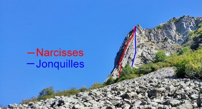 Les voies (estimations)