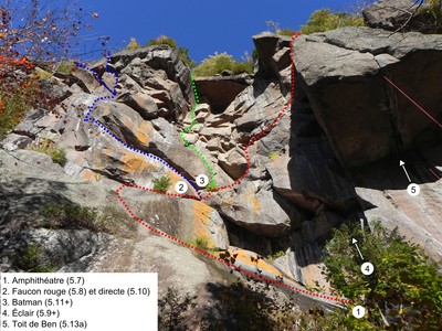 Val David - Secteur Amphithéatre
