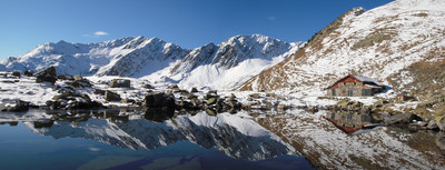 Effet miroir au chalet du lac, Beaufortain Effet miroir au chalet du lac, Beaufortain