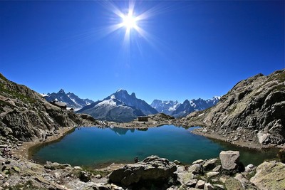 Chaleur estivale au lac blanc Chaleur estivale au lac blanc