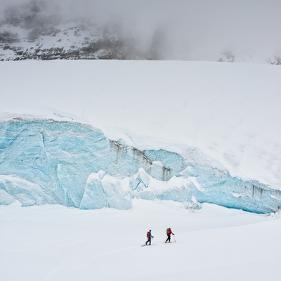 Ski de randonne sur le glacier du Mulinet Ski de randonne sur le glacier du Mulinet