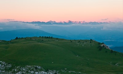 Les Ecrins s'endorment. Les Ecrins s'endorment.