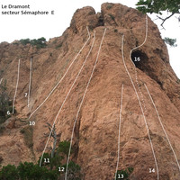 Le Cap Dramont, secteur Sémaphore E
