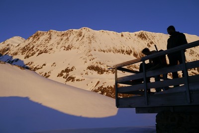 petit matin au refuge du Pinet petit matin au refuge du Pinet