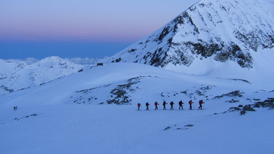 première lueur au Bishorn première lueur au Bishorn