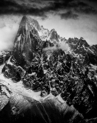 The Dru in Winter. Chamonix, French Alps. The Dru in Winter. Chamonix, French Alps.