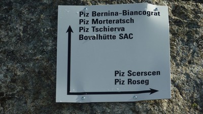 Bifurcation 100m au dessus du refuge