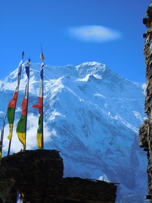 Massif des Annapurnas vu d'Upper Pisang Massif des Annapurnas vu d'Upper Pisang