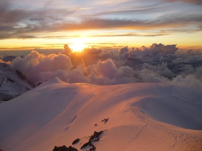 Couché de Soleil depuis le Mont blanc du Tacul / Août 2013 Couché de Soleil depuis le Mont blanc du Tacul / Août 2013
