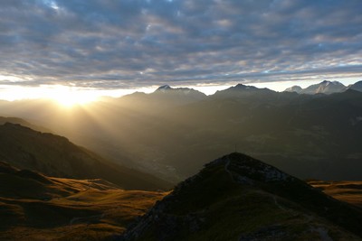 Lever de soleil au Quermoz Lever de soleil au Quermoz