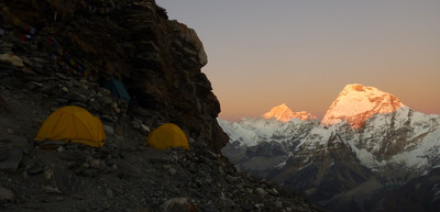 camp 1 à 5400 m camp 1 à 5400 m