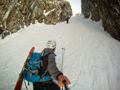 Dans le Couloir Robert (Chamrousse) Dans le Couloir Robert (Chamrousse)