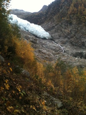 Glacier des Bossons 27/10/2013 Glacier des Bossons 27/10/2013
