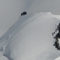 Punta Gnifetti et refuge Margherita