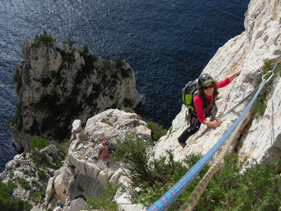 Sortie de droite à l'arête W de l'Eissadon Sortie de droite à l'arête W de l'Eissadon
