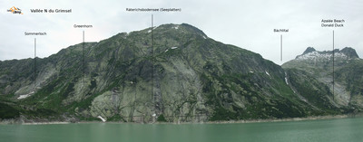 Grimsel - Vue générale du Raterichsbodensee Grimsel - Vue générale du Raterichsbodensee