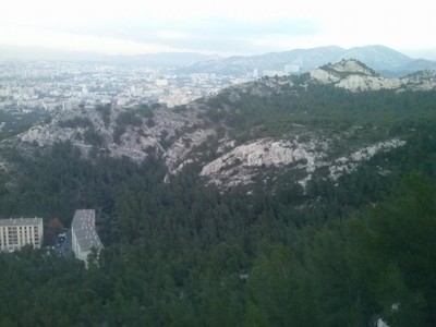 Vue depuis l'extremitée droite du secteur