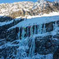 Cascades de la Rive Droite du Glacier d'Argentière (topo)
