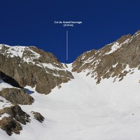 Le couloir S du Col du Grand Sauvage