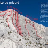 Topo de la Falaise du Prieuré