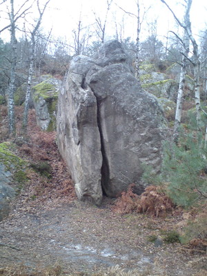 Envers d'Apremont, La fissure des alpinistes Envers d'Apremont, La fissure des alpinistes