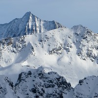 Le Grand Tavé (versant W) devant la Ruinette