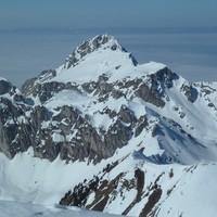Dent d'Oche vue depuis la Tête de Lanchenaire