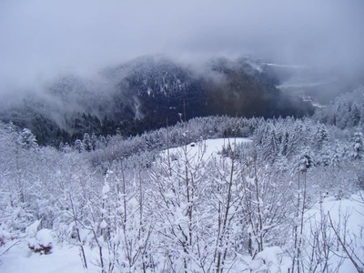 Vue sur la vallée des Lacs