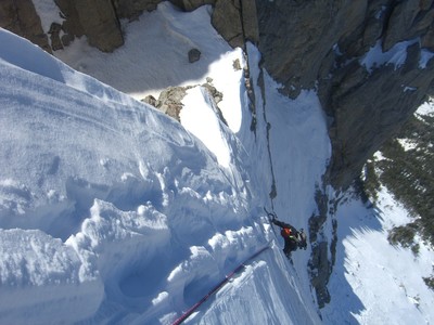 Sortie de l'arête