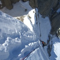 Sortie de l'arête