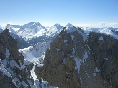 Sommet vue sur le Laverq