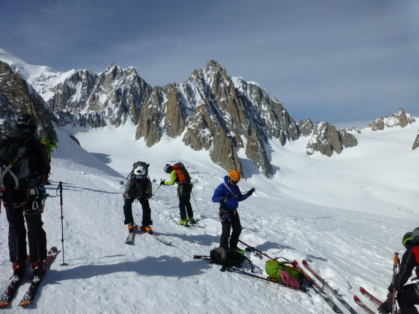 au col avant de descendre vers toule