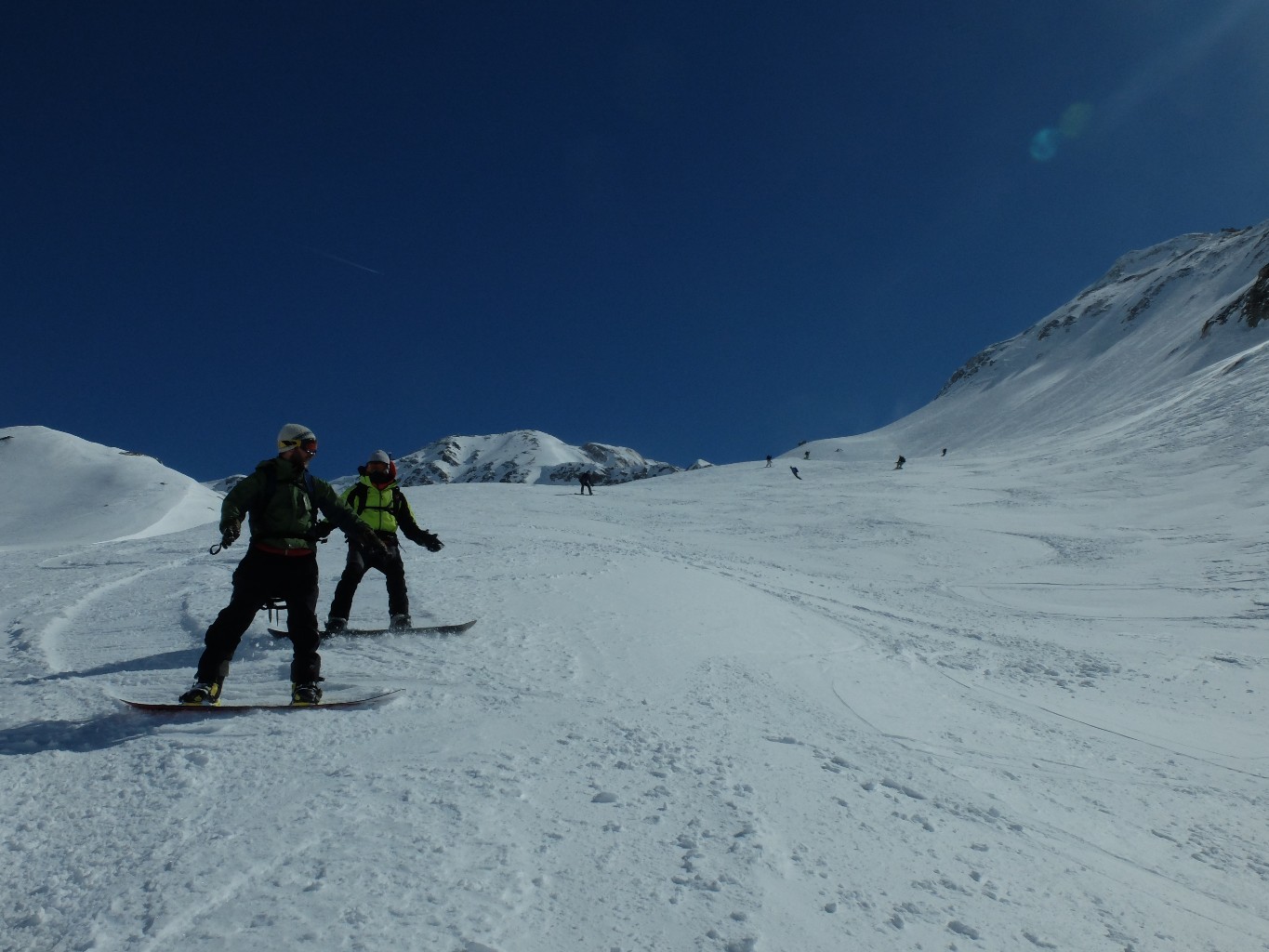 snowb in action