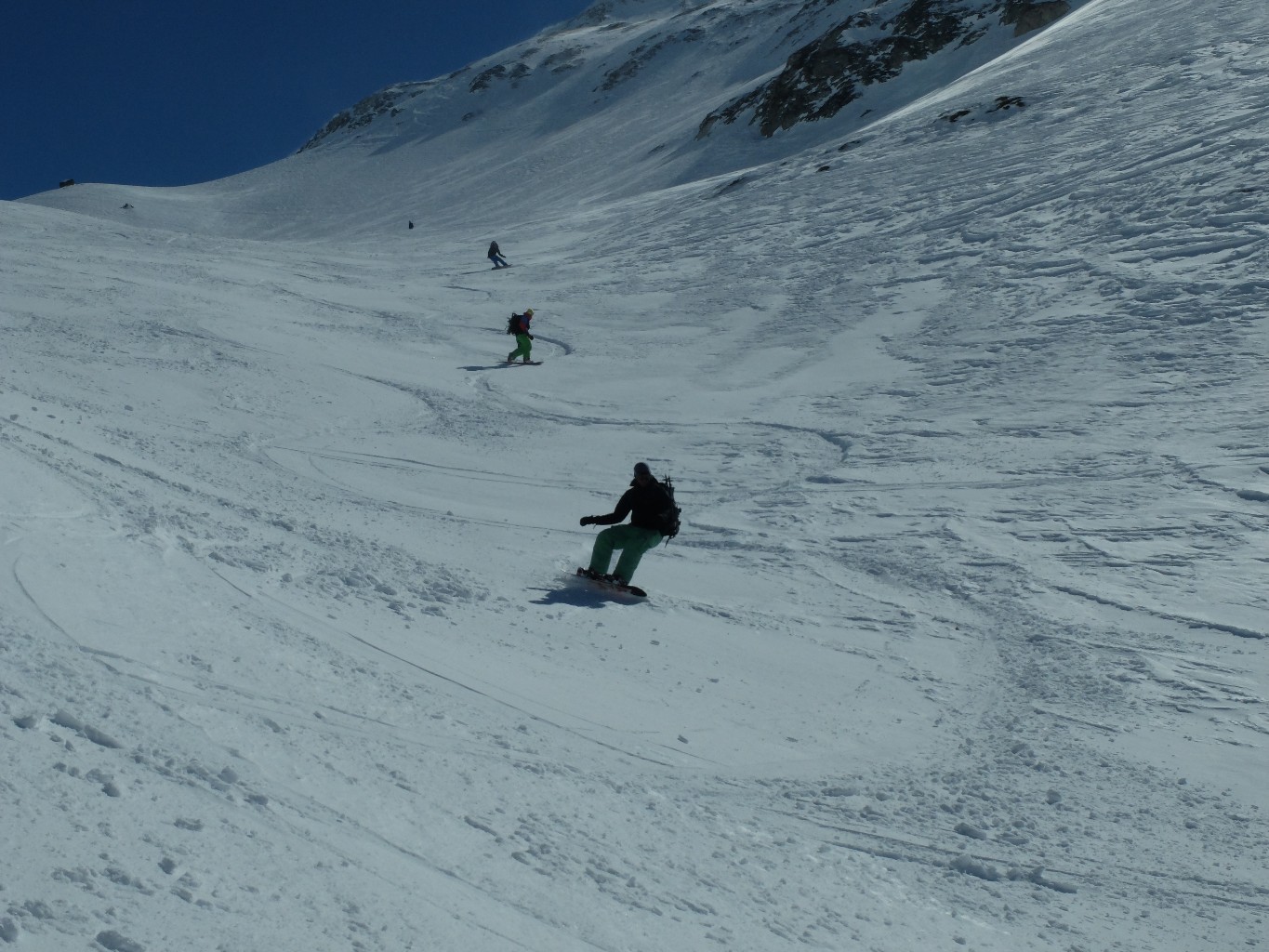 snowb in action