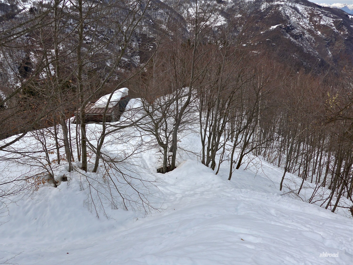 Retour sur l'itinéraire de montée.