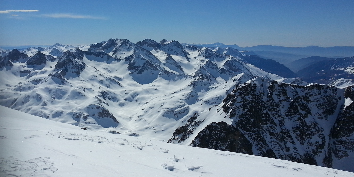 Panorama au sommet du Balaitous