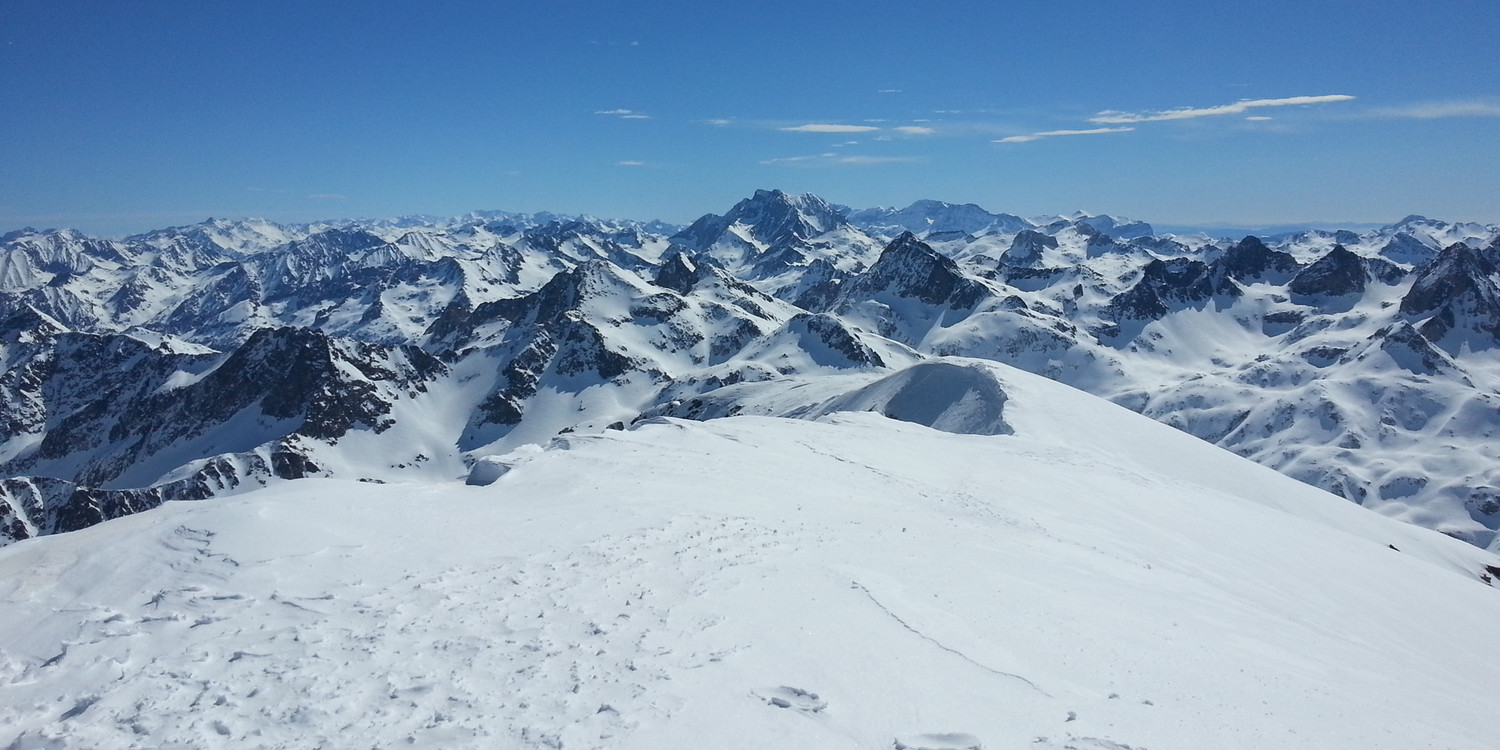 Panorama au sommet du Balaitous