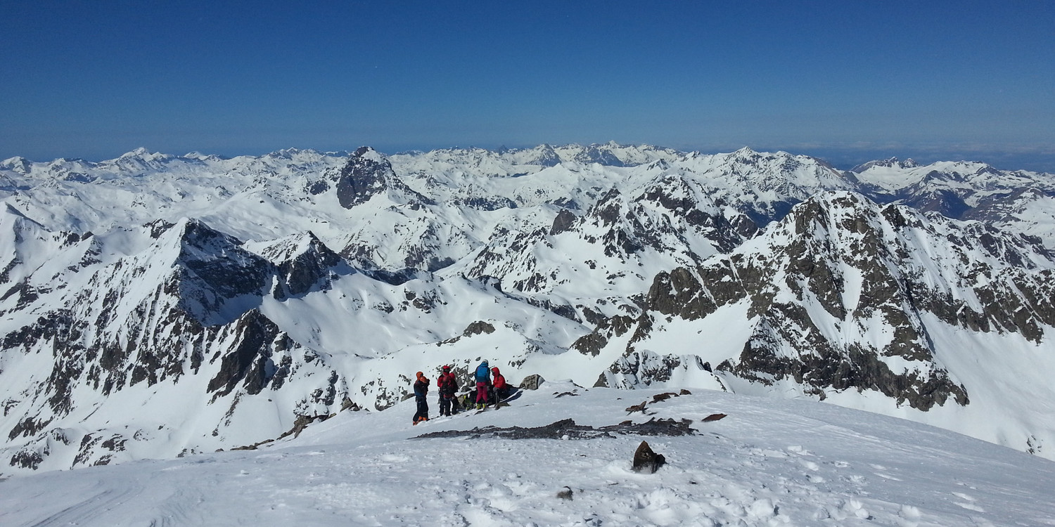 Panorama au sommet du Balaitous