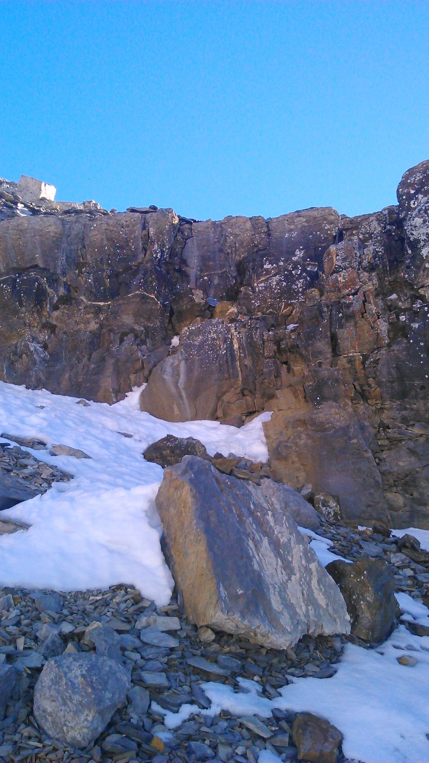 La petite faiblesse qui permet de monté à la Véritable pointe d'Anterne