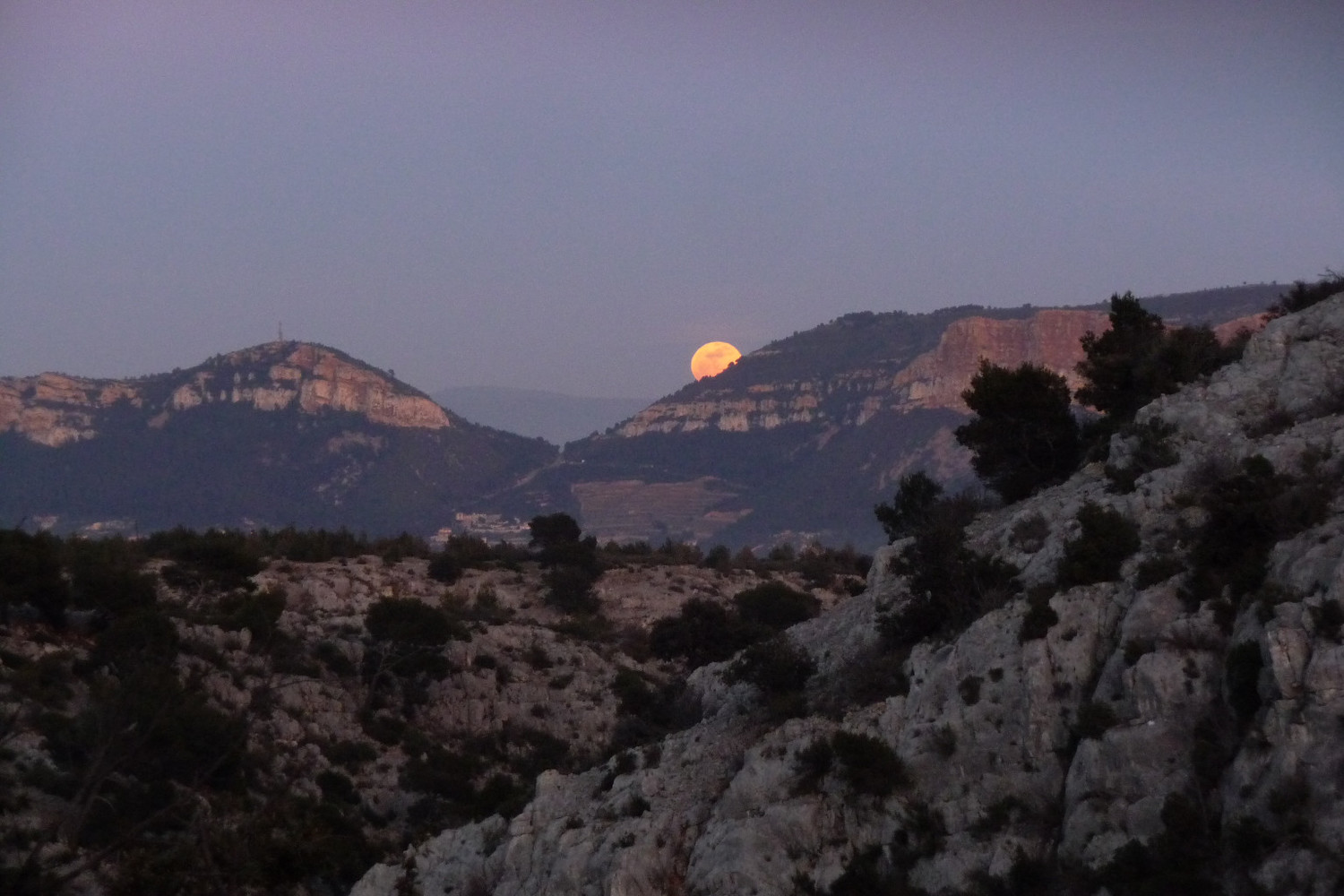 Lever de pleine lune