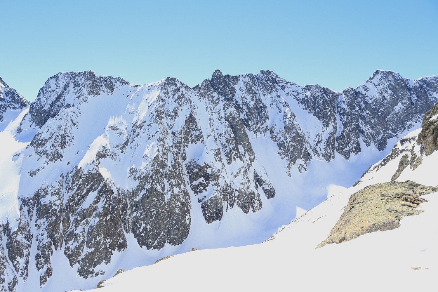 La rive droite du vallon du Chardon (Pics du Vaccivier)