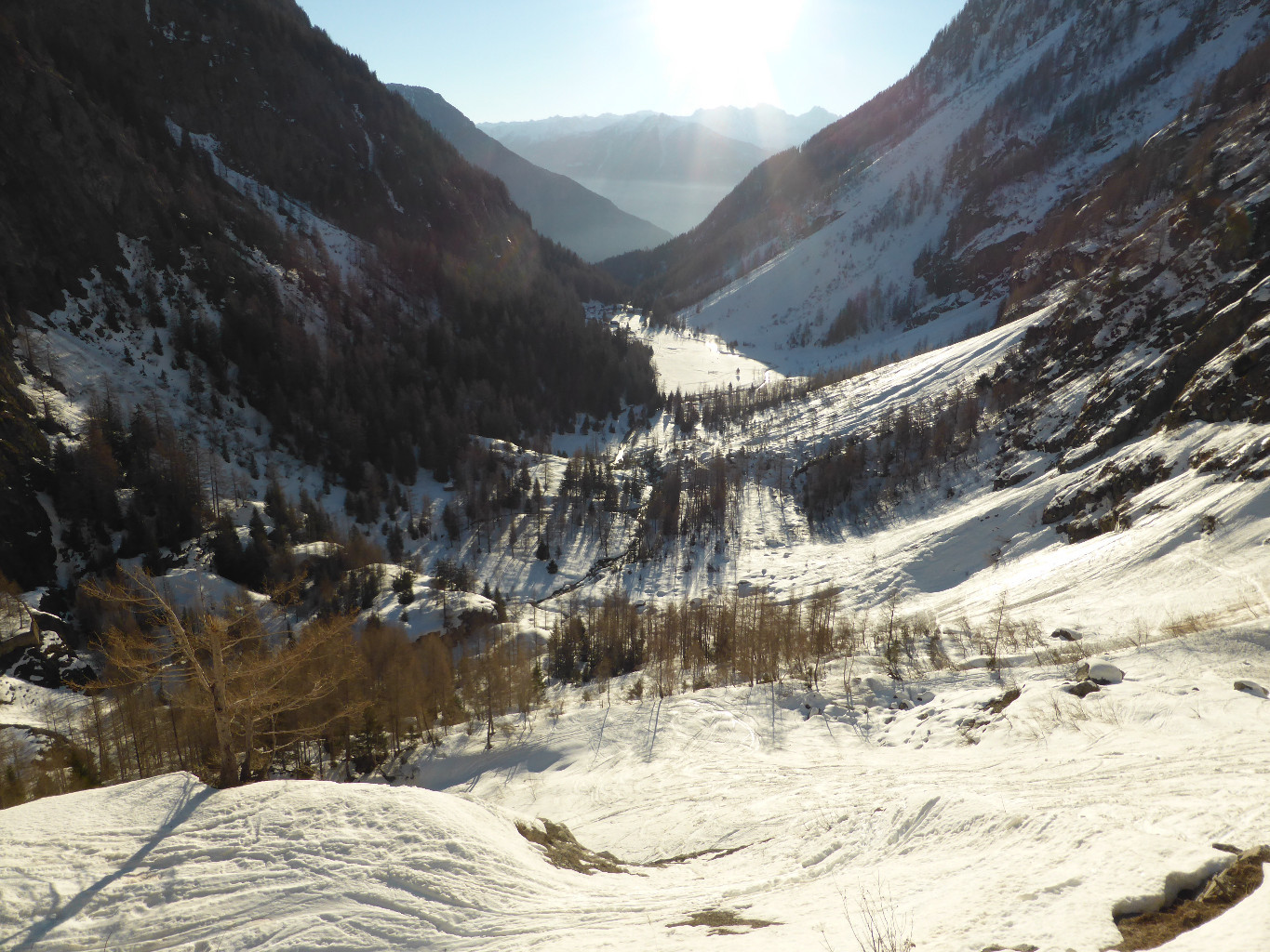 col de la Dent Jaune en traversée