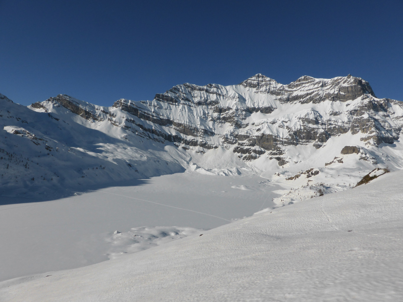col de la Dent Jaune en traversée