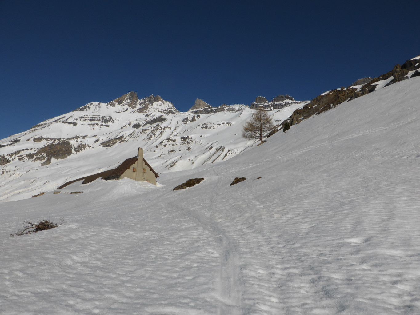 col de la Dent Jaune en traversée