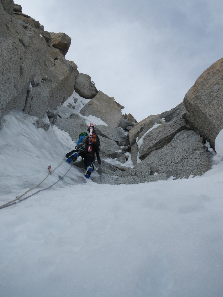 Début du mixte du haut