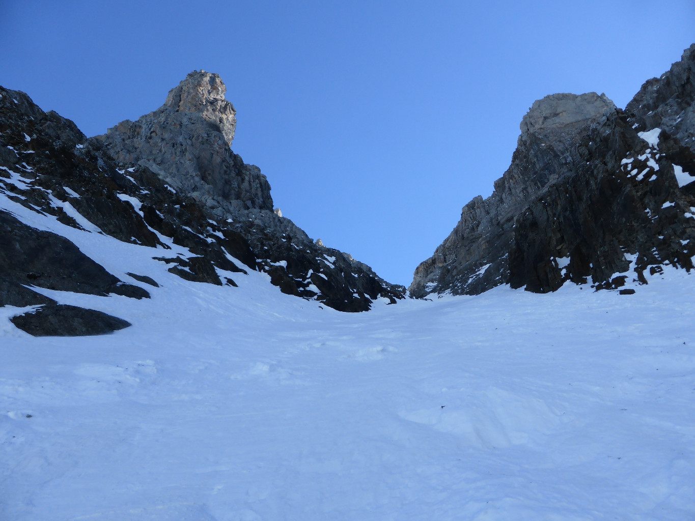 col de la Dent Jaune en traversée