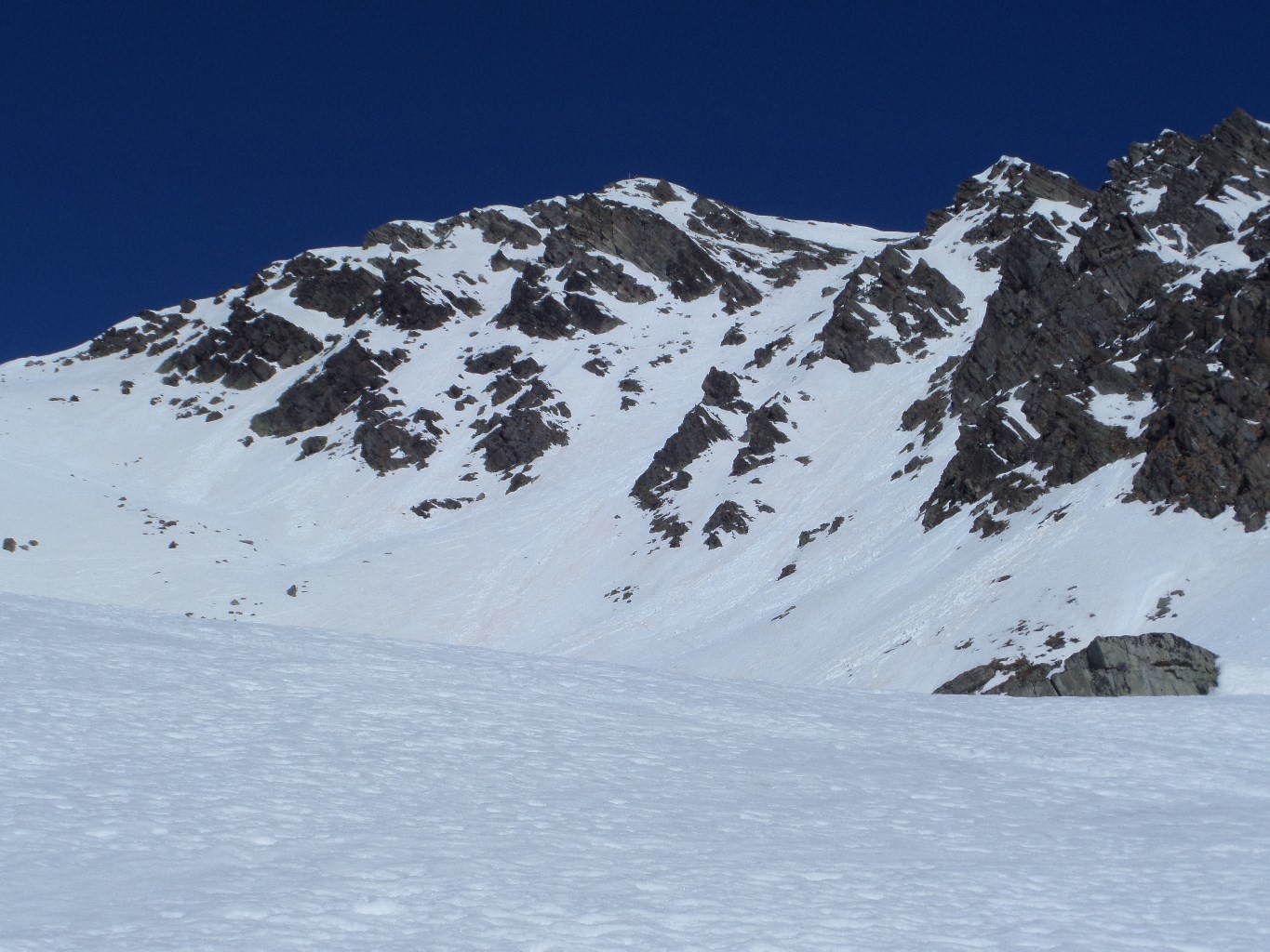 Sommet et couloir sud