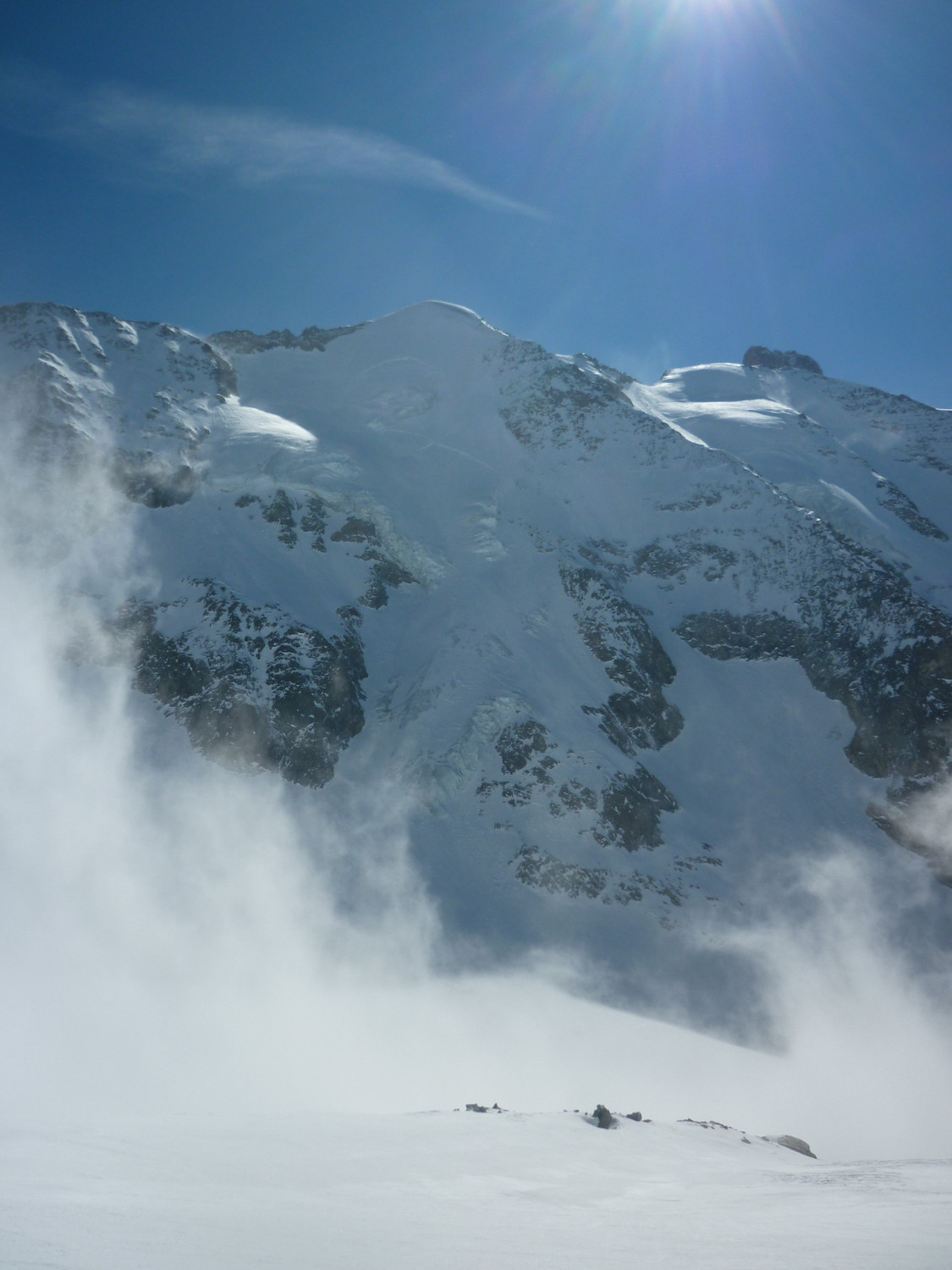 Face NW de la Lée Blanche
